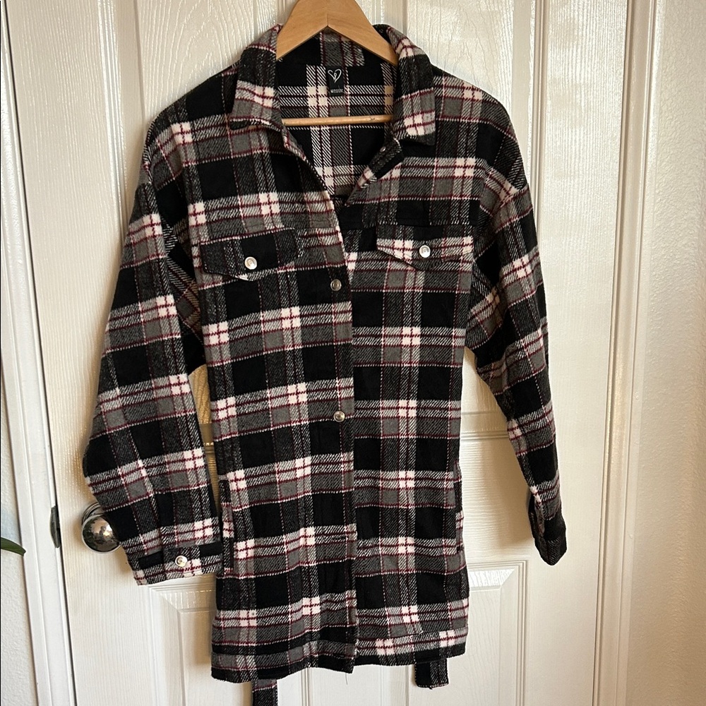 Windsor Black and White Plaid Jacket
